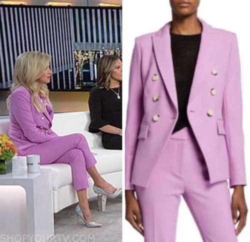 outnumbered, purple blazer and pant suit, kayleigh mcenany, fox news fashion