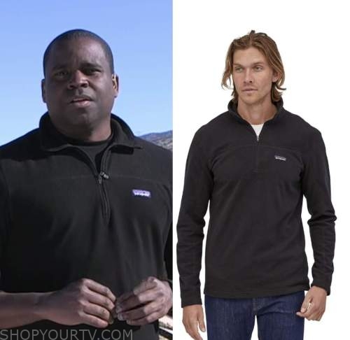 marcus moore, good morning america, black fleece jacket