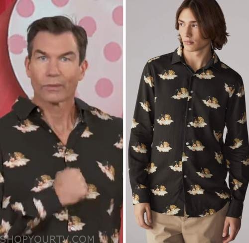 jerry o'connell, the talk, black angel shirt