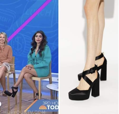 Dr. Deepika Chopra, the today show, black platform heels