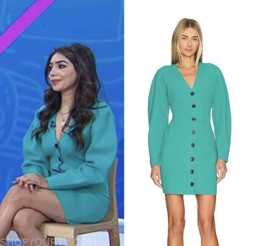 Dr. Deepika Chopra, the today show, teal sweater dress
