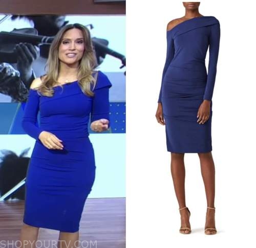 Good Morning America: February 2023 Rhiannon Ally's Blue Asymmetric ...