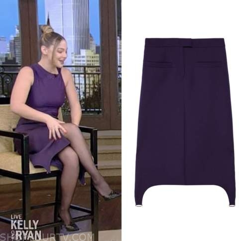 madelyn cline, live with kelly and ryan, purple skirt