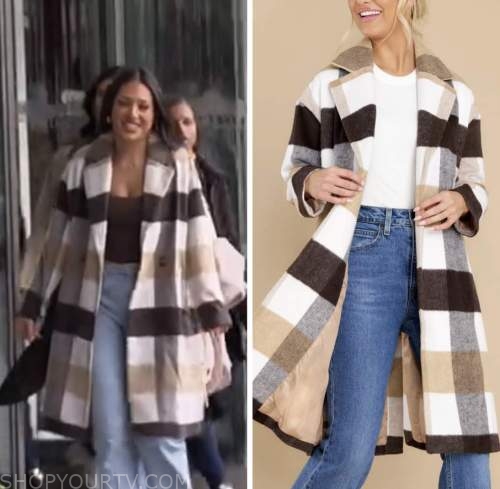 mercedes northup, the bachelor, plaid coat