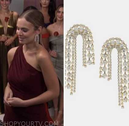 the bachelor, crystal arch earrings, jessica girod
