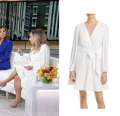kara frederick, outnumbered, white pleated dress, fox news fashion