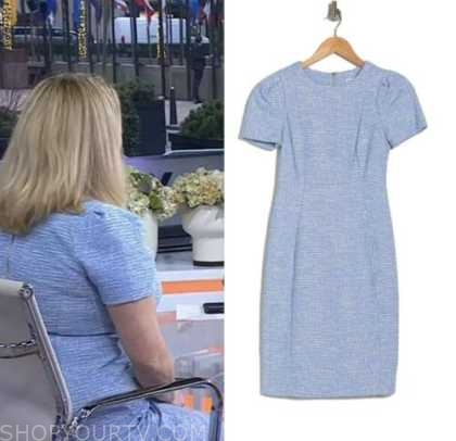 the today show, dr. carol ash, blue tweed sheath dress