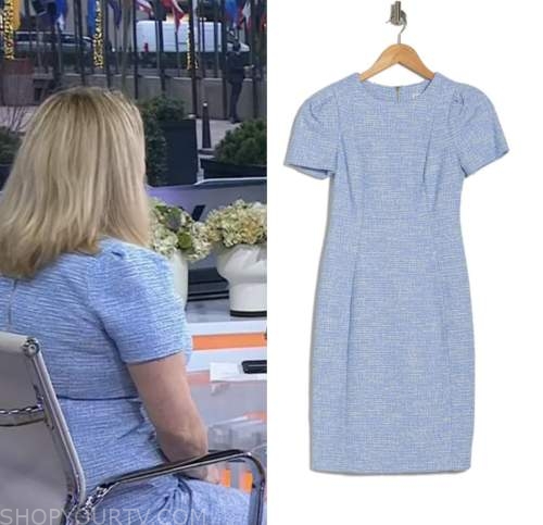 the today show, dr. carol ash, blue tweed sheath dress