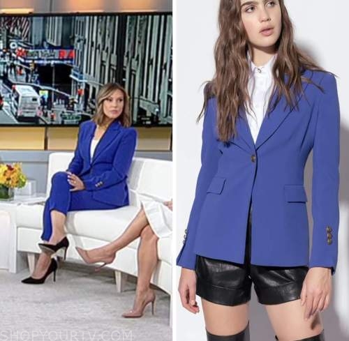 lisa boothe, outnumbered, blue blazer, fox news fashion