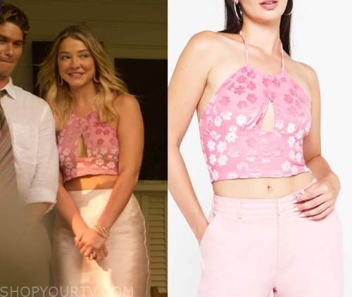 Outer Banks Fashion — April 13, 2021 Madelyn Cline wears the Louis