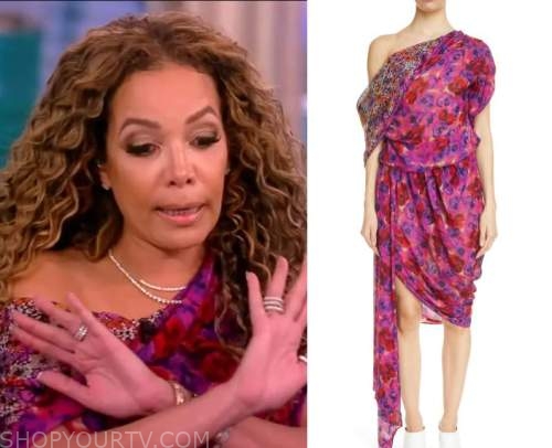 The View: February 2023 Sunny's Pink Floral Off Shoulder Dress | Shop ...