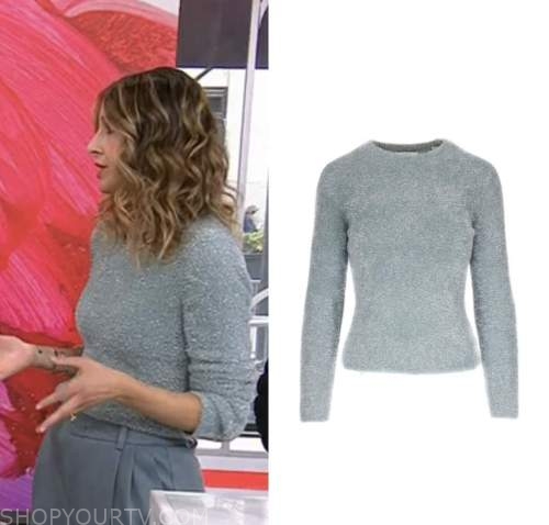 andrea lavinthal, blue sweater, the today show, hoda and jenna