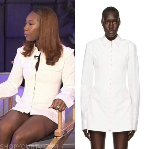 Olamide Olowe, the today show, white shirt dress