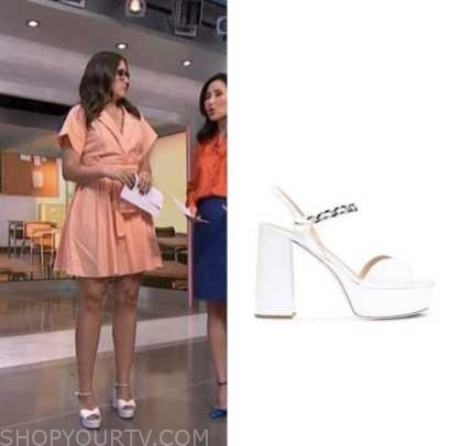 NBC News Daily: March 2023 Savannah Sellers's White Platform Sandals ...