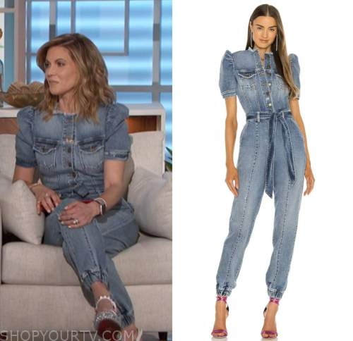 The Talk: March 2023 Natalie Morales's Denim Jumpsuit | Shop Your TV