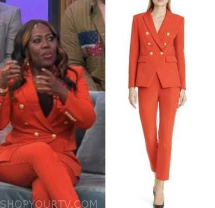 CBS Mornings: March 2023 Sheryl Underwood's Red Blazer and Pant Suit ...