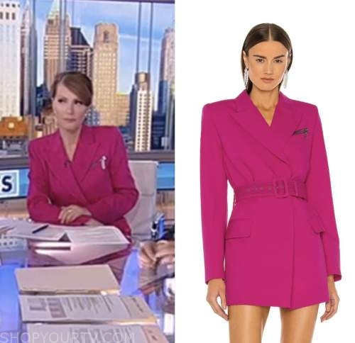dagen mcdowell, america reports, pink zipper blazer