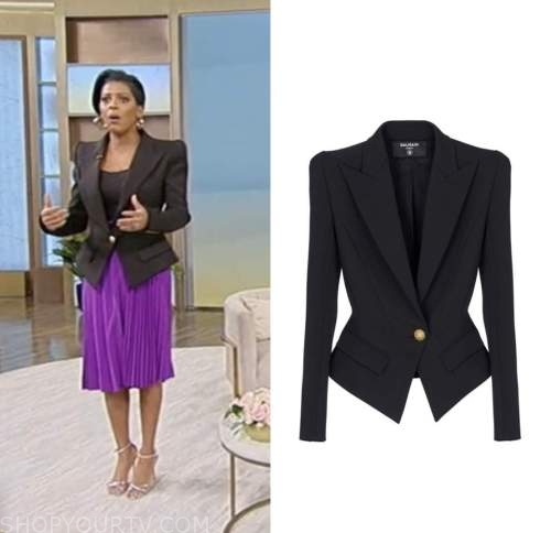 tamron hall, tamron hall show, black blazer