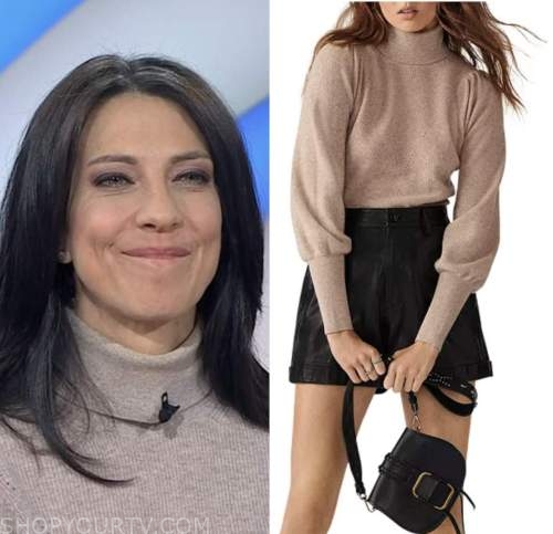 dr. natalie azar, the today show, beige turtleneck sweater top