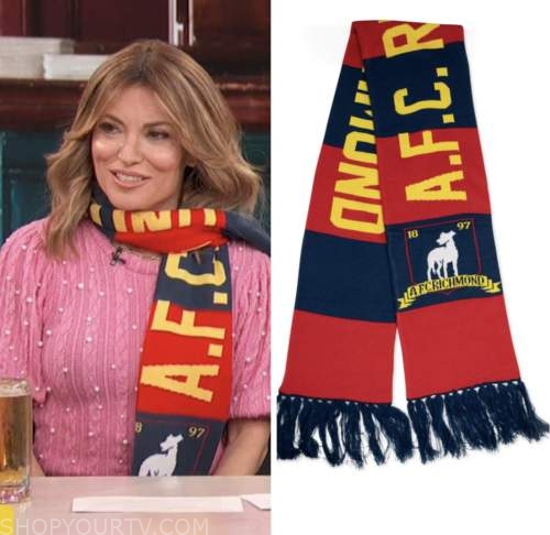 kit hoover, access daily, ted lasso scarf