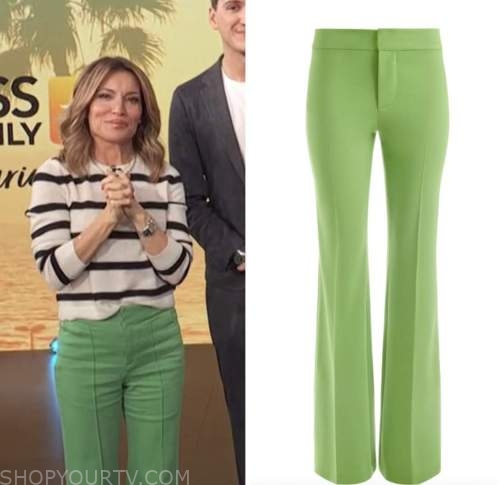 access daily, kit hoover, green pants