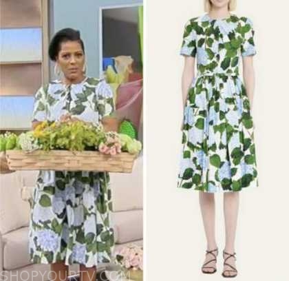 tamron hall show, tamron hall, floral dress