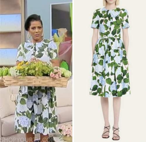 tamron hall show, tamron hall, floral dress
