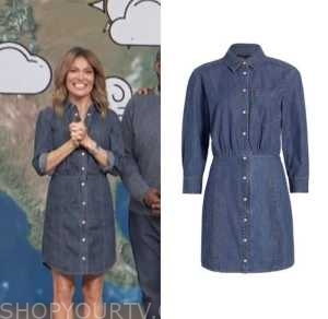 access daily, denim shirt dress, kit hoover
