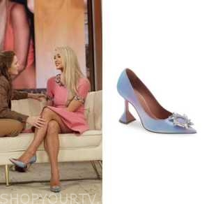 drew barrymore show, paris hilton, tie dye pink heels pumps