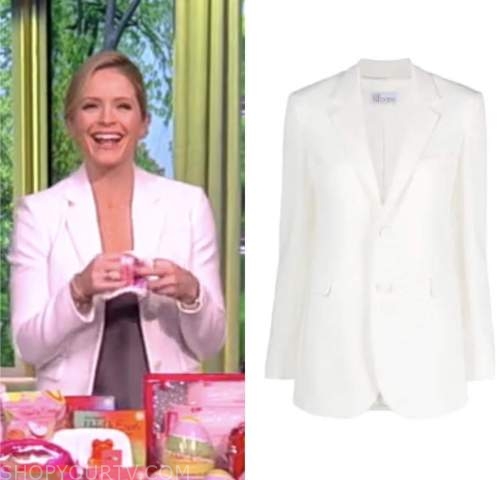 sara haines, the view, white blazer