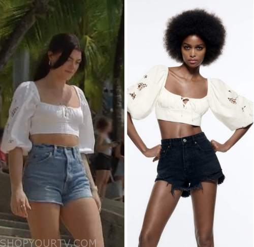 gabi elnicki, the bachelor, white crop top
