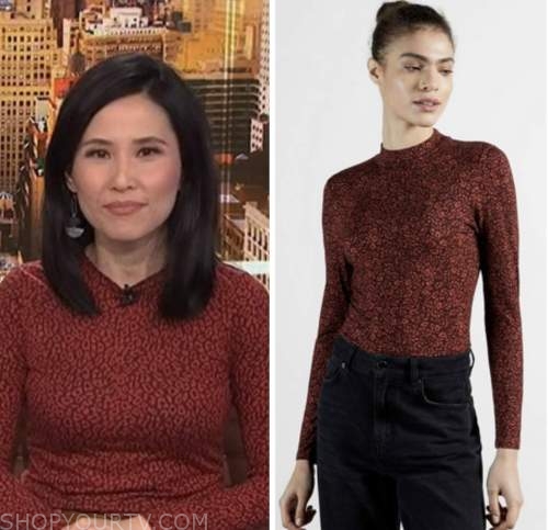 nbc news daily, red printed top, vicky nguyen