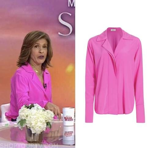 the today show, hoda and jenna, hoda kotb, pink blouse