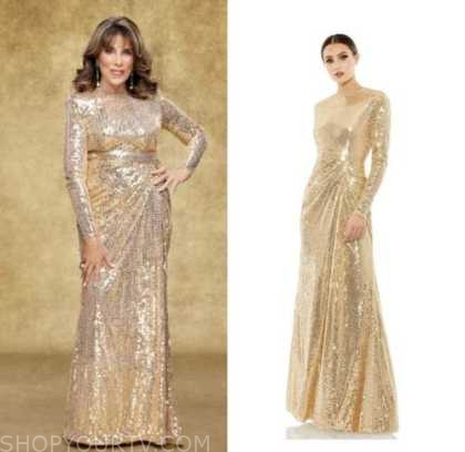 esther valentine, kate linder, gold sequin gown, the young and the restless