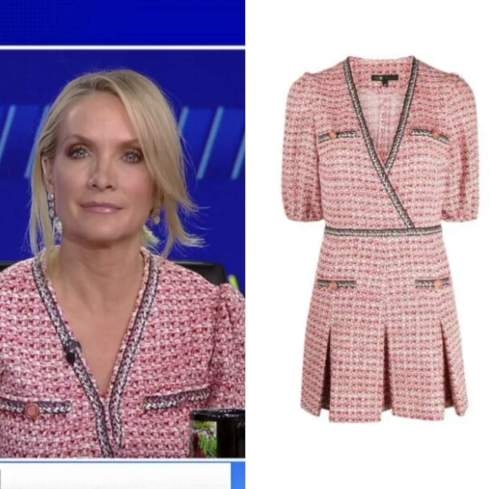 the five, red tweed dress, dana perino