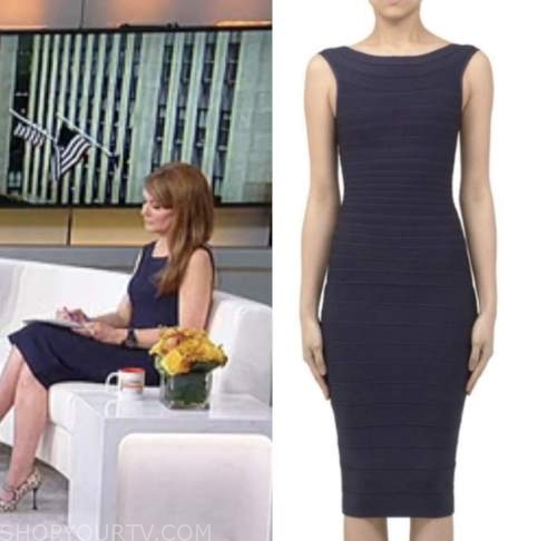 dagen mcdowell, outnumbered, blue bandage dress