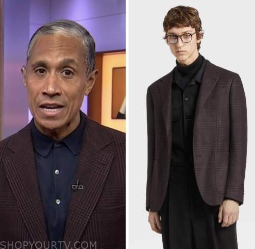 Miguel Almaguer, the today show, purple plaid blazer