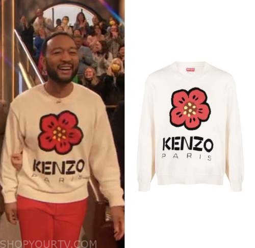 john legend, the today show, ivory floral sweater