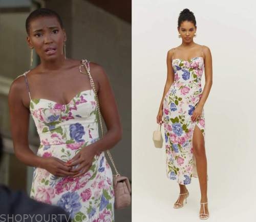 Grand Crew: Season 2 Episode 1 Simone's Floral Dress | Shop Your TV