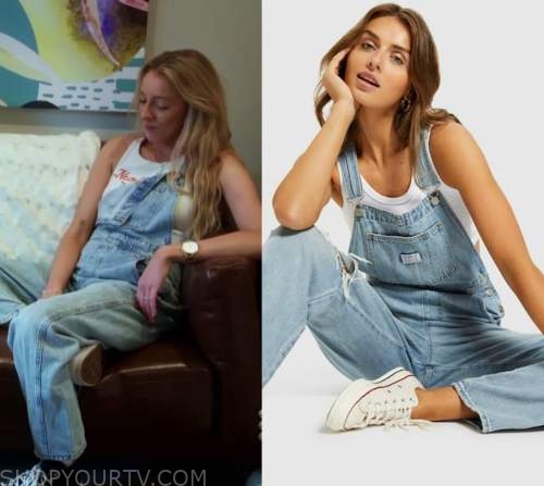Married at First Sight: Season 10 Lyndall's Light Wash Overalls | Shop ...