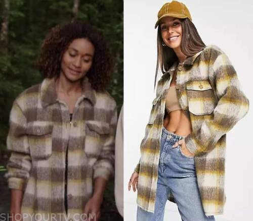 Sullivans Crossing: Season 1 Episode 1 Sydney's Green Plaid Shacket ...