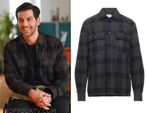 A Million Little Things: Season 5 Episode 5 Eddie's Plaid Shacket ...