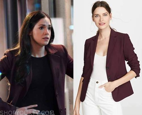 CSI Vegas: Season 2 Episode 16 Serena's Burgundy Blazer | Shop Your TV