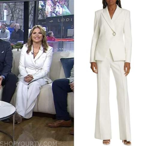 The Today Show: April 2023 Jenna Bush Hager's White Blazer and Pant ...