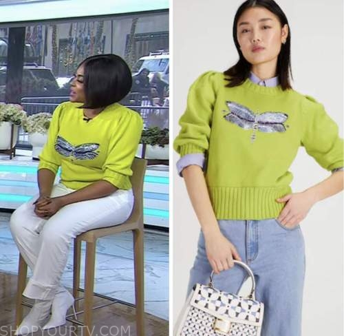 Taraji P. Henson, the today show, green dragonfly sweater