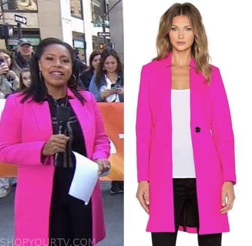 Milly hot on sale pink coat