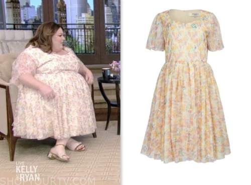 live with kelly and ryan, chrissy metz, floral dress