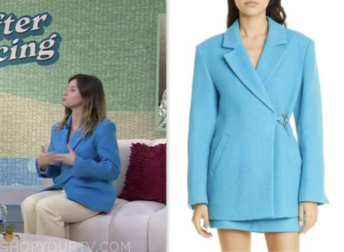Lee Tilghman, the today show, hoda and jenna, blue wrap blazer