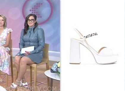 The Today Show: April 2023 Savannah Sellers's White Chain Strap ...