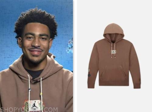 bryce young, good morning america, brown hoodie